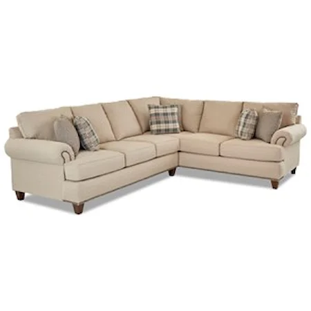 Two Piece Sectional Sofa with LAF Sofa